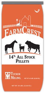 Farmcrest 14% All Stock Pellets | Tucker Milling | All Stock Feed
